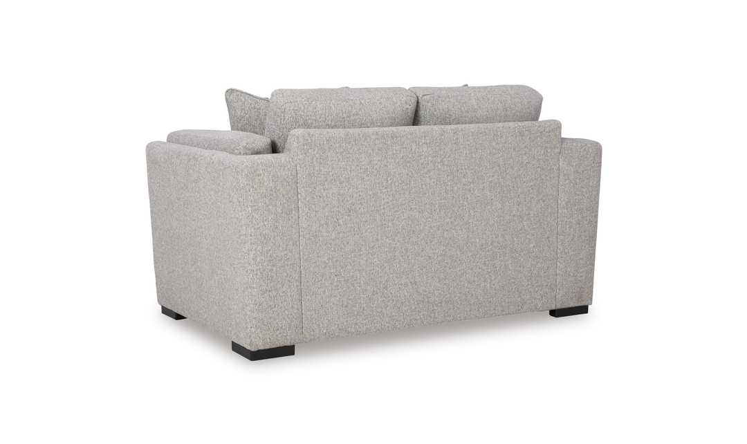 Modern Heritage Evansley Fabric Loveseat With Reversible Cushions