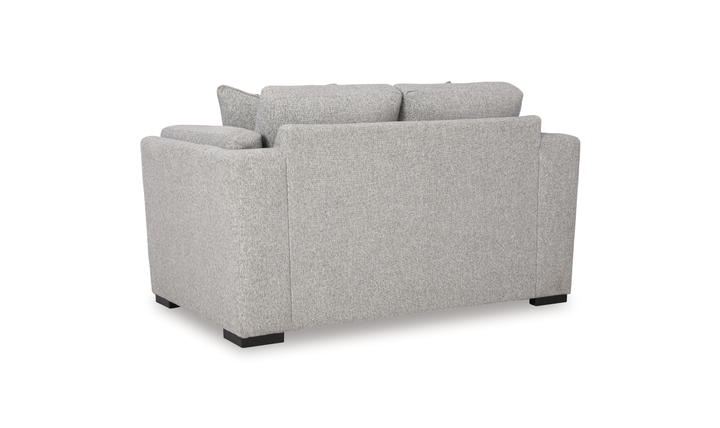 Modern Heritage Evansley Fabric Loveseat With Reversible Cushions