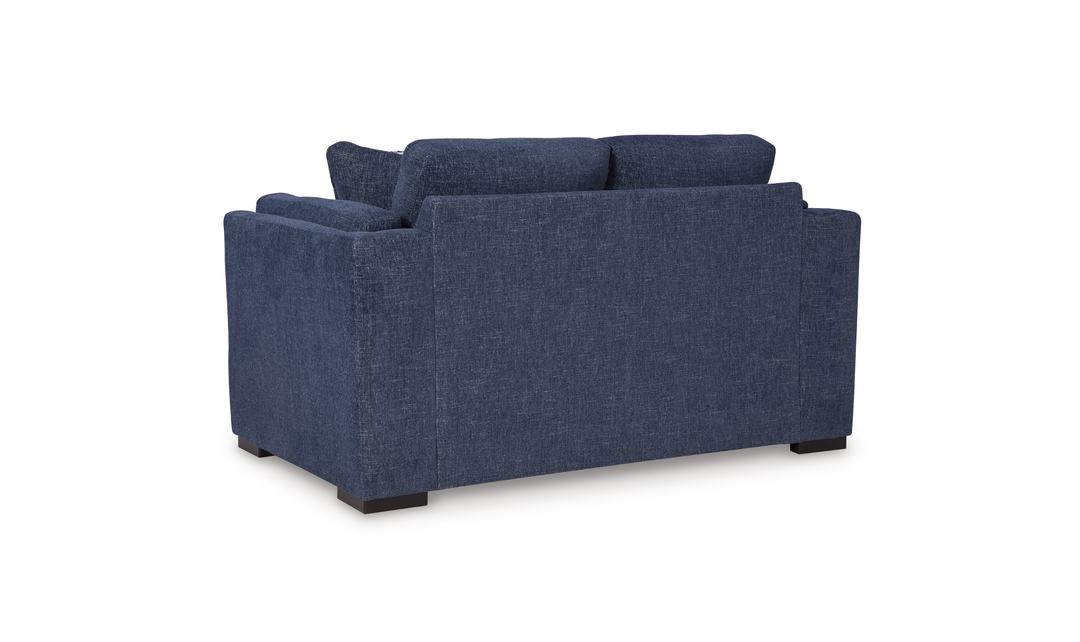 Modern Heritage Evansley Fabric Loveseat With Reversible Cushions