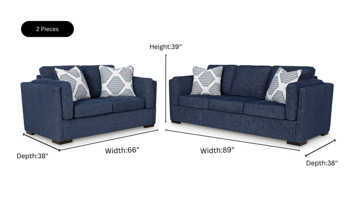 Modern Heritage Evansley Living Room Set (2 Pieces / 3 Pieces)