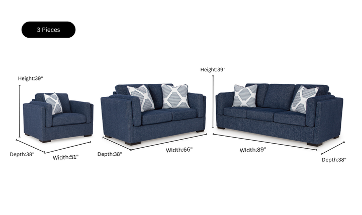 Modern Heritage Evansley Living Room Set (2 Pieces / 3 Pieces)
