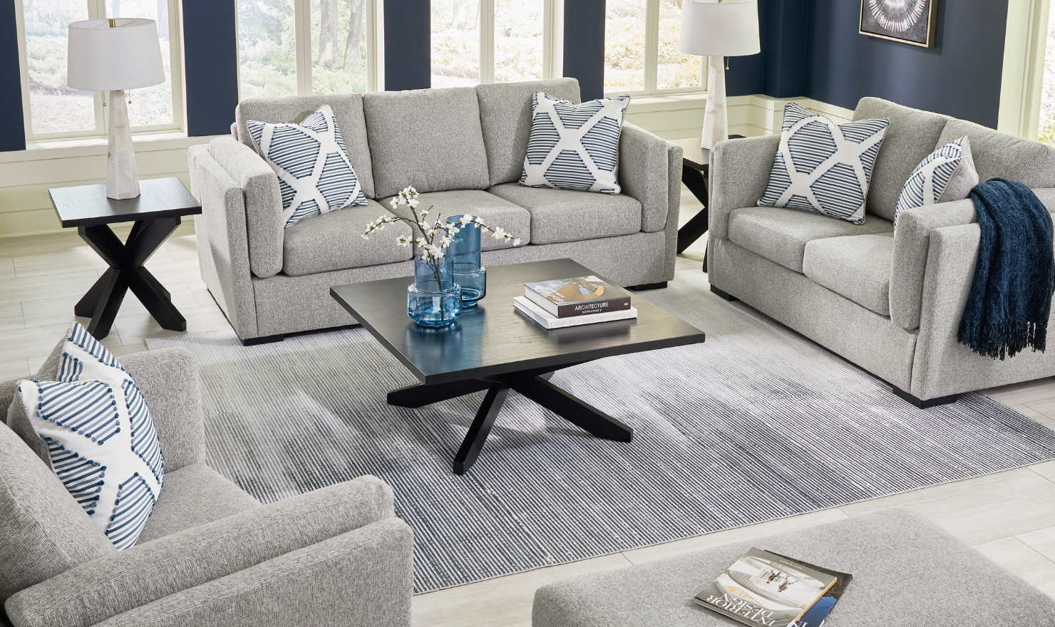 Modern Heritage Evansley Living Room Set-Jennifer Furniture