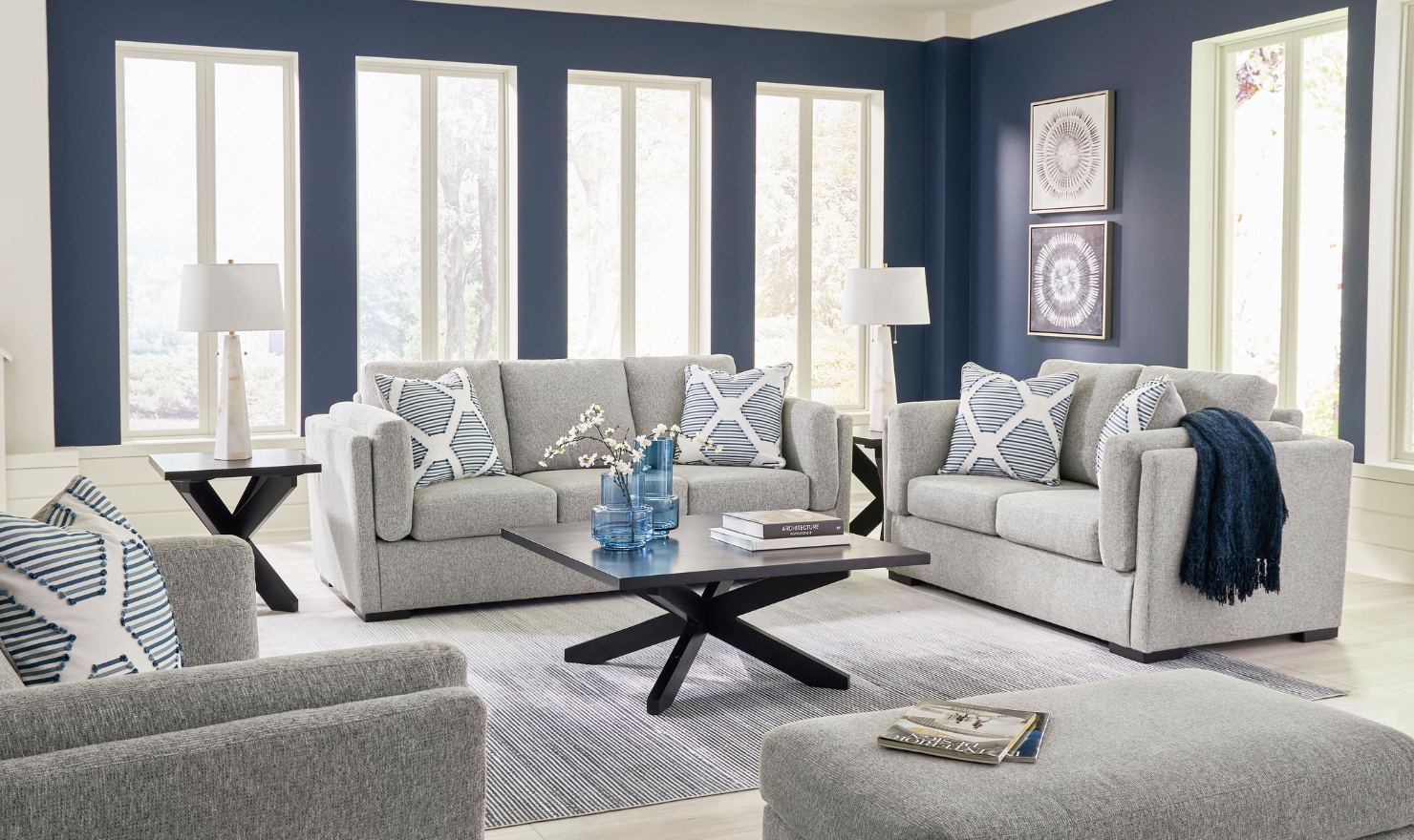 Modern Heritage Evansley Living Room Set-Jennifer Furniture
