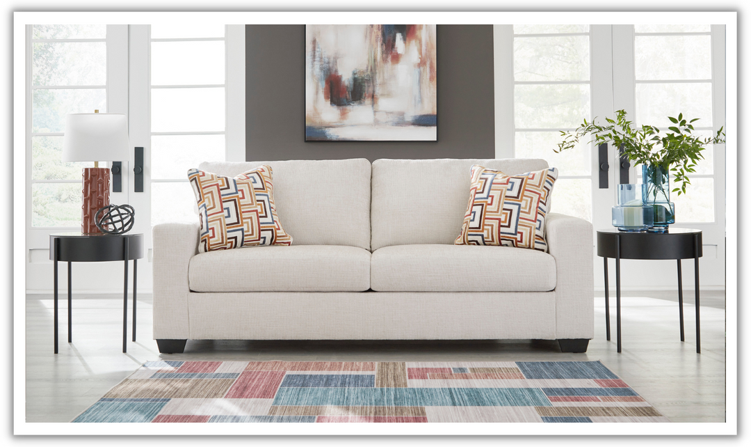 Modern Heritage Fabric Aviemore Sofa With Pillow Cushions