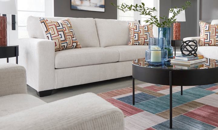 Modern Heritage Fabric Aviemore Sofa With Pillow Cushions