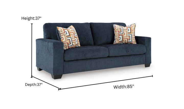 Modern Heritage Fabric Aviemore Sofa With Pillow Cushions