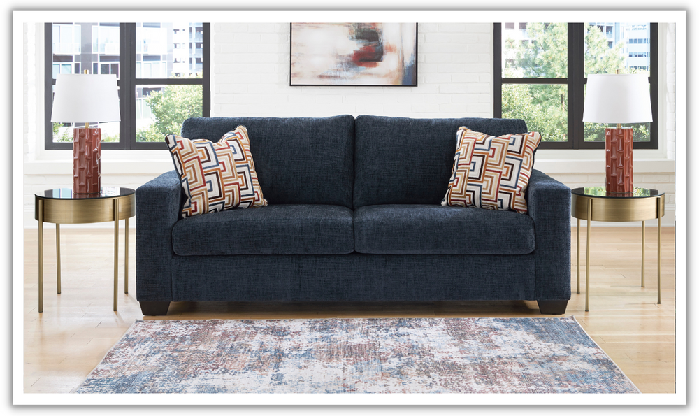 Modern Heritage Fabric Aviemore Sofa With Pillow Cushions