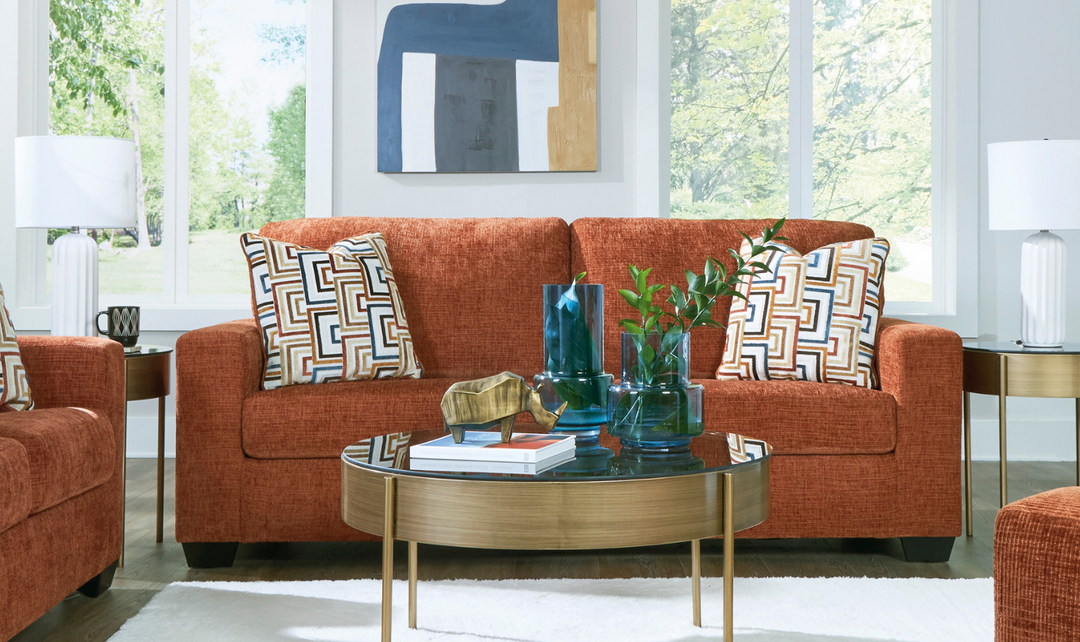 Modern Heritage Fabric Aviemore Sofa With Pillow Cushions