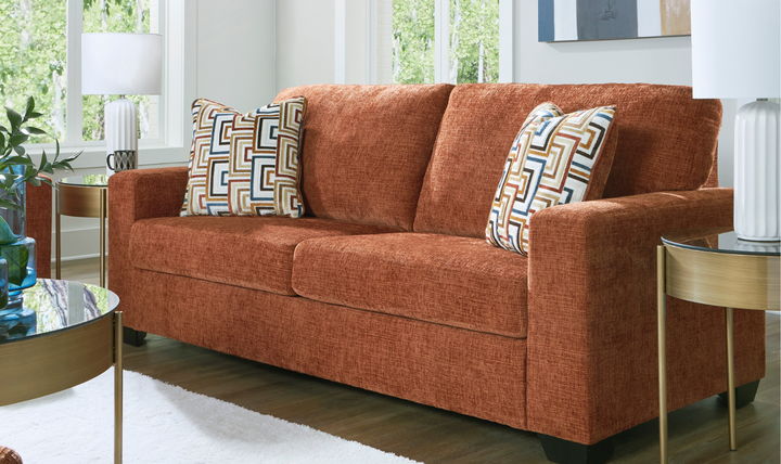 Modern Heritage Fabric Aviemore Sofa With Pillow Cushions