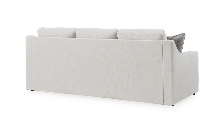 Modern Heritage Fabric Maitelynn Sofa In Chalk-Jennifer Furniture