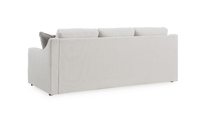 Modern Heritage Fabric Maitelynn Sofa In Chalk-Jennifer Furniture