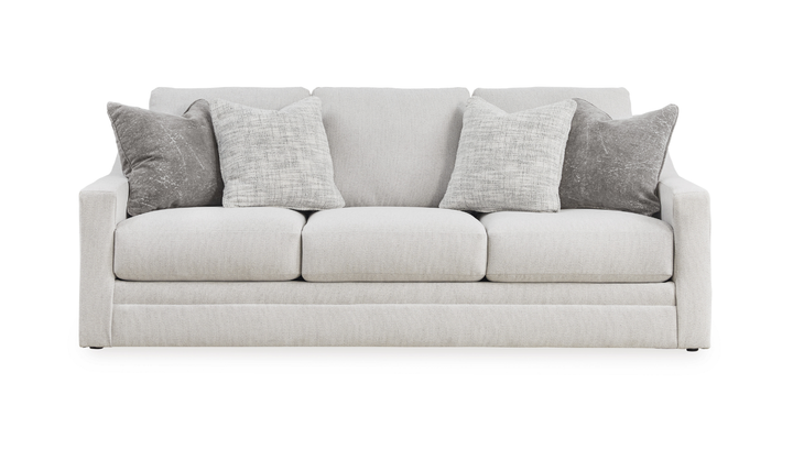 Modern Heritage Fabric Maitelynn Sofa In Chalk-Jennifer Furniture