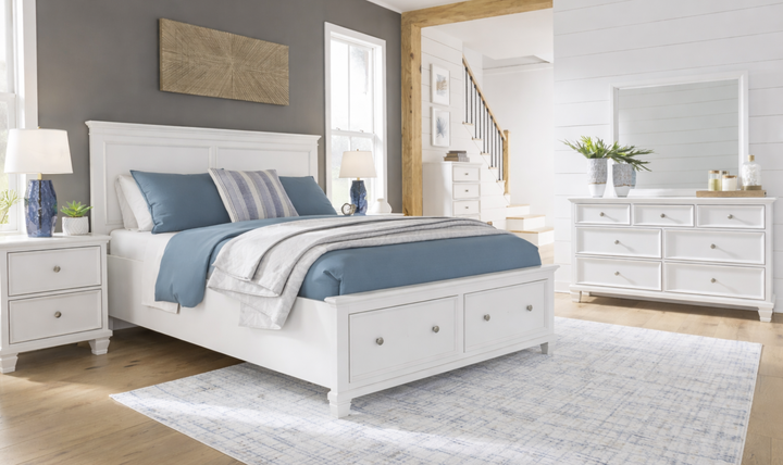 Modern Heritage Fortman 5-Piece Wooden Queen Bedroom Set-Jennifer Furniture