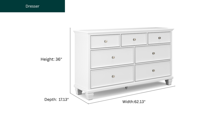 Modern Heritage Fortman Dresser and Mirror With Storage Drawers-Jennifer Furniture