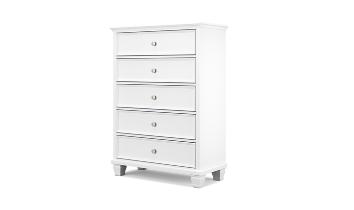 Modern Heritage Fortman Five Drawer Chest-Jennifer Furniture