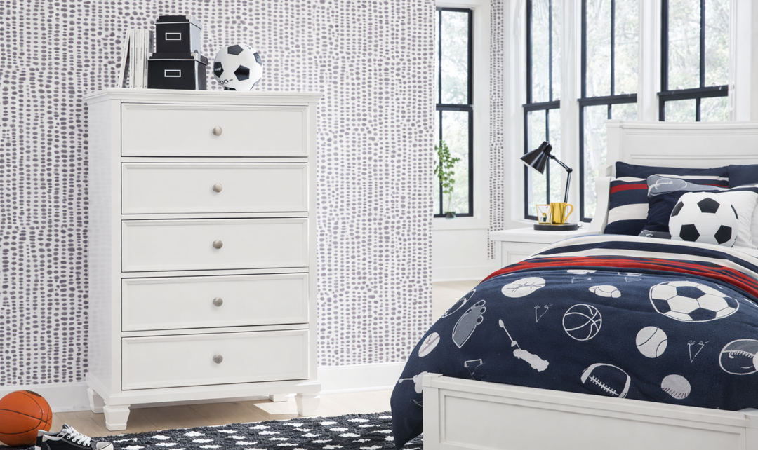 Modern Heritage Fortman Five Drawer Chest-Jennifer Furniture