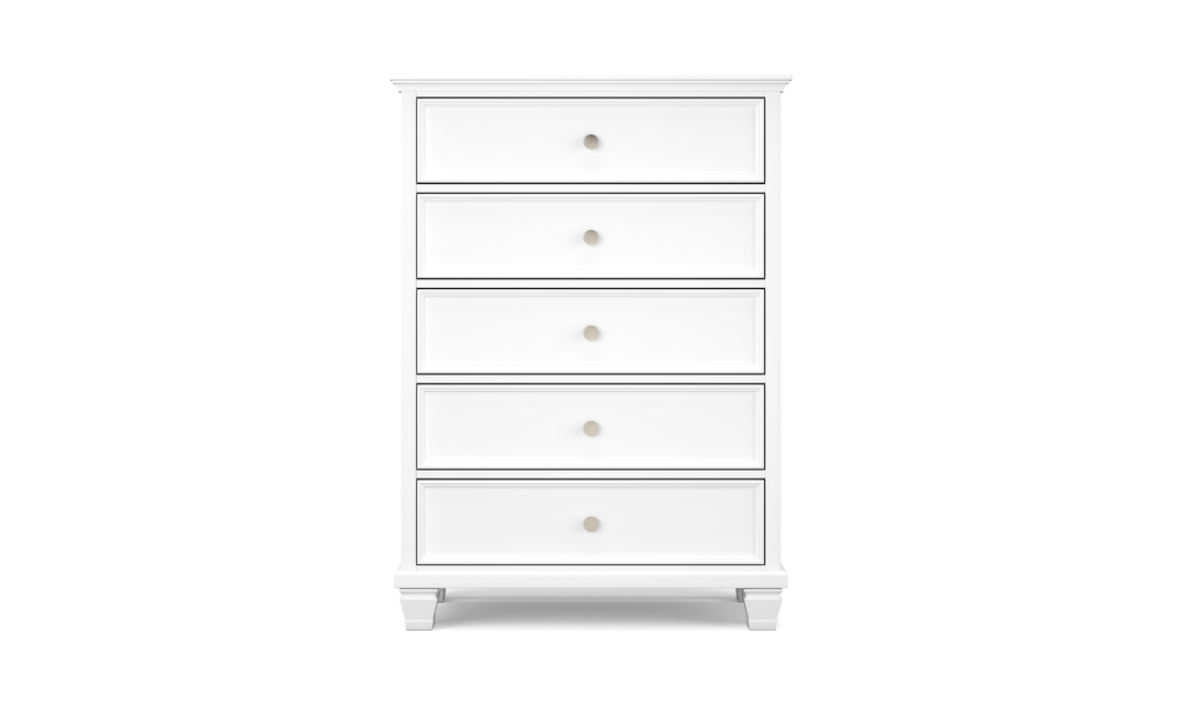Modern Heritage Fortman Five Drawer Chest-Jennifer Furniture
