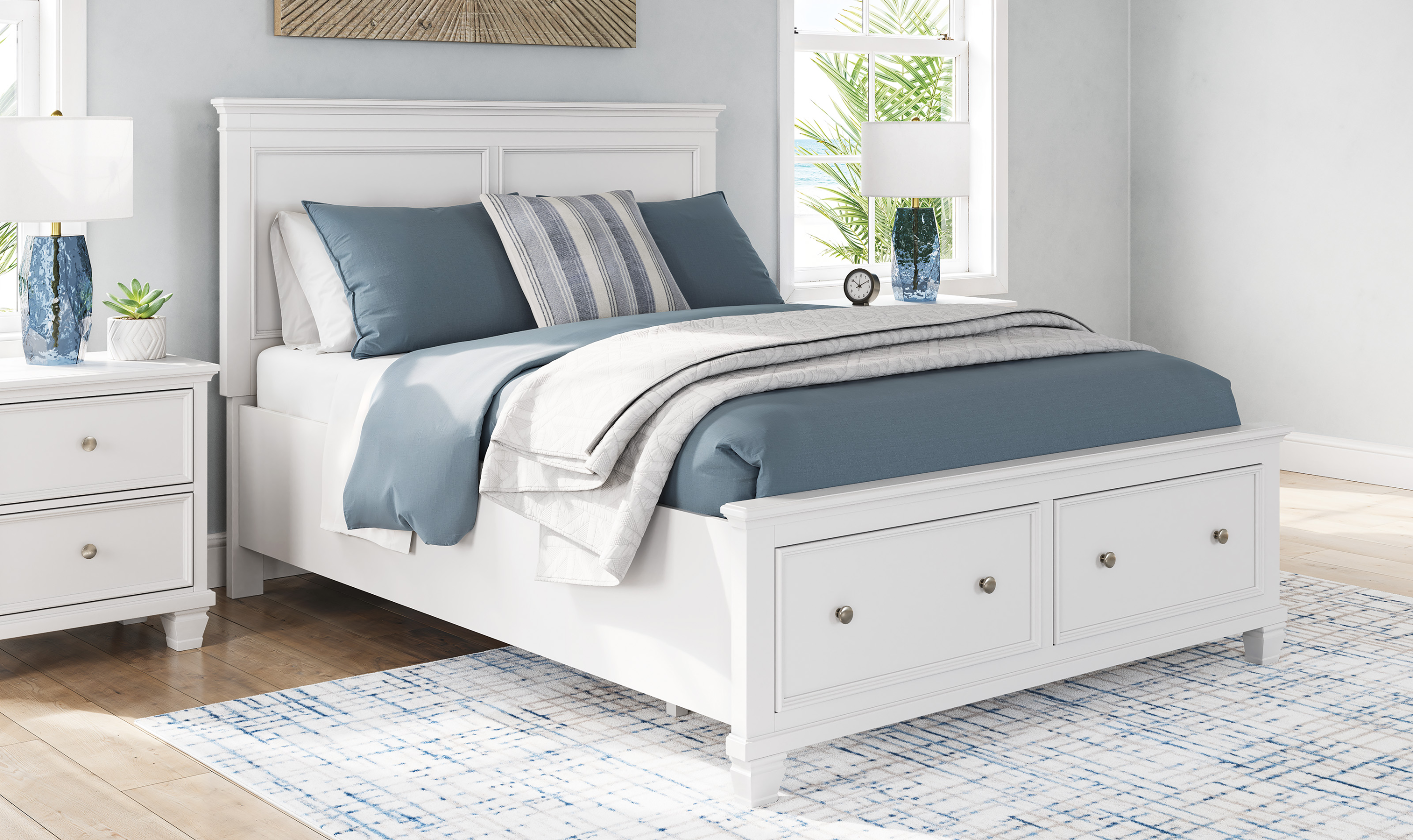 Modern Heritage Fortman 5-Piece Wooden Queen Bedroom Set-Jennifer Furniture