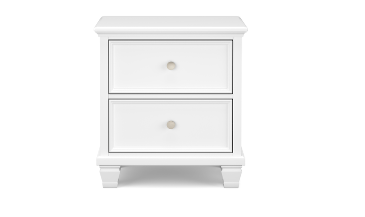 Modern Heritage Fortman Two Drawer Night Stand-Jennifer Furniture