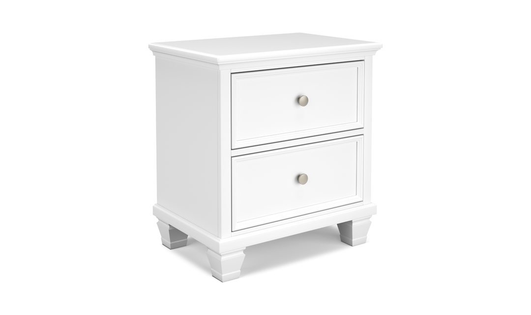 Modern Heritage Fortman Two Drawer Night Stand-Jennifer Furniture