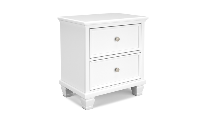 Modern Heritage Fortman Two Drawer Night Stand-Jennifer Furniture