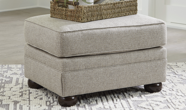 Modern Heritage Gaelon Dune Ottoman-Jennifer Furniture