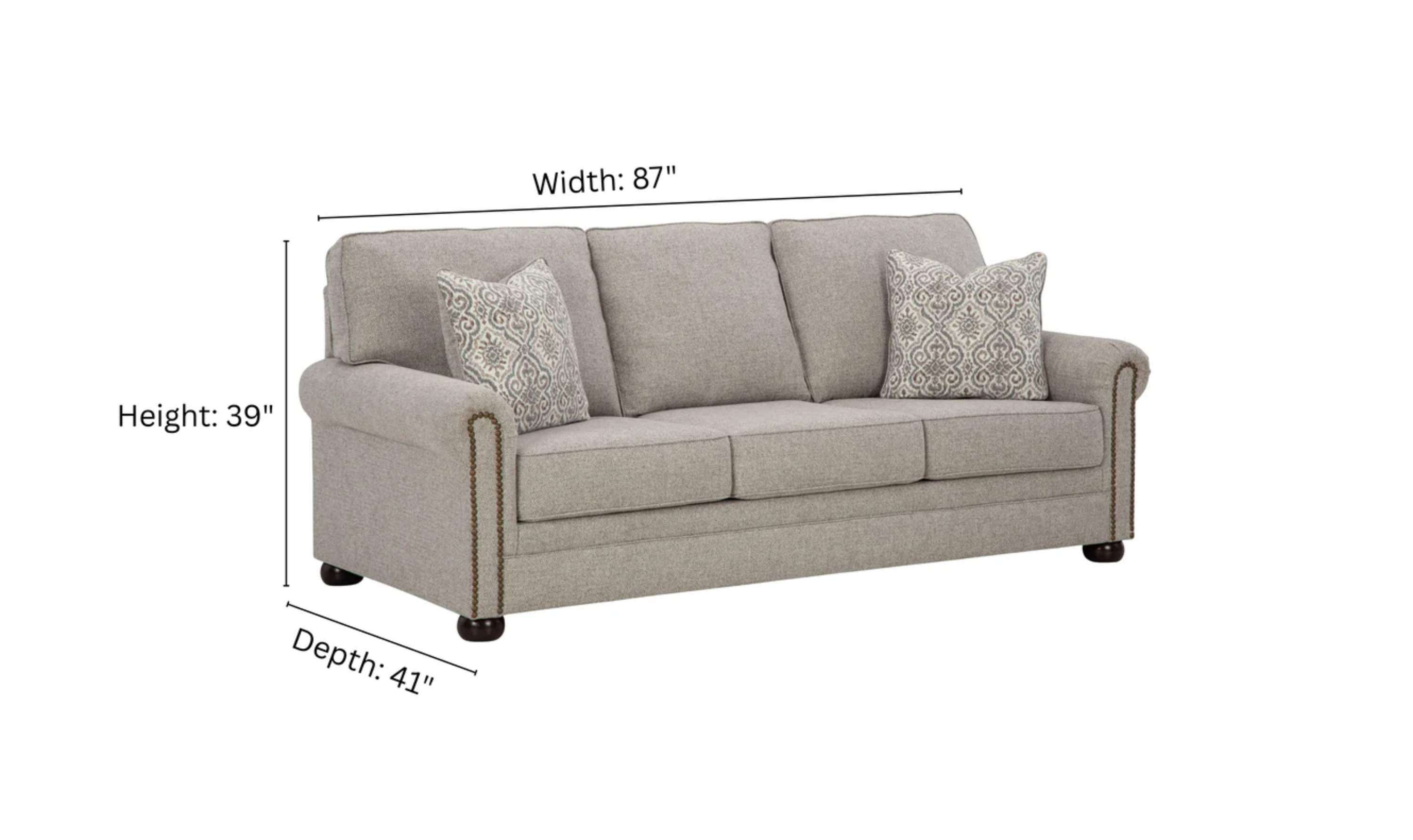 Modern Heritage Gaelon Fabric Living Room Set