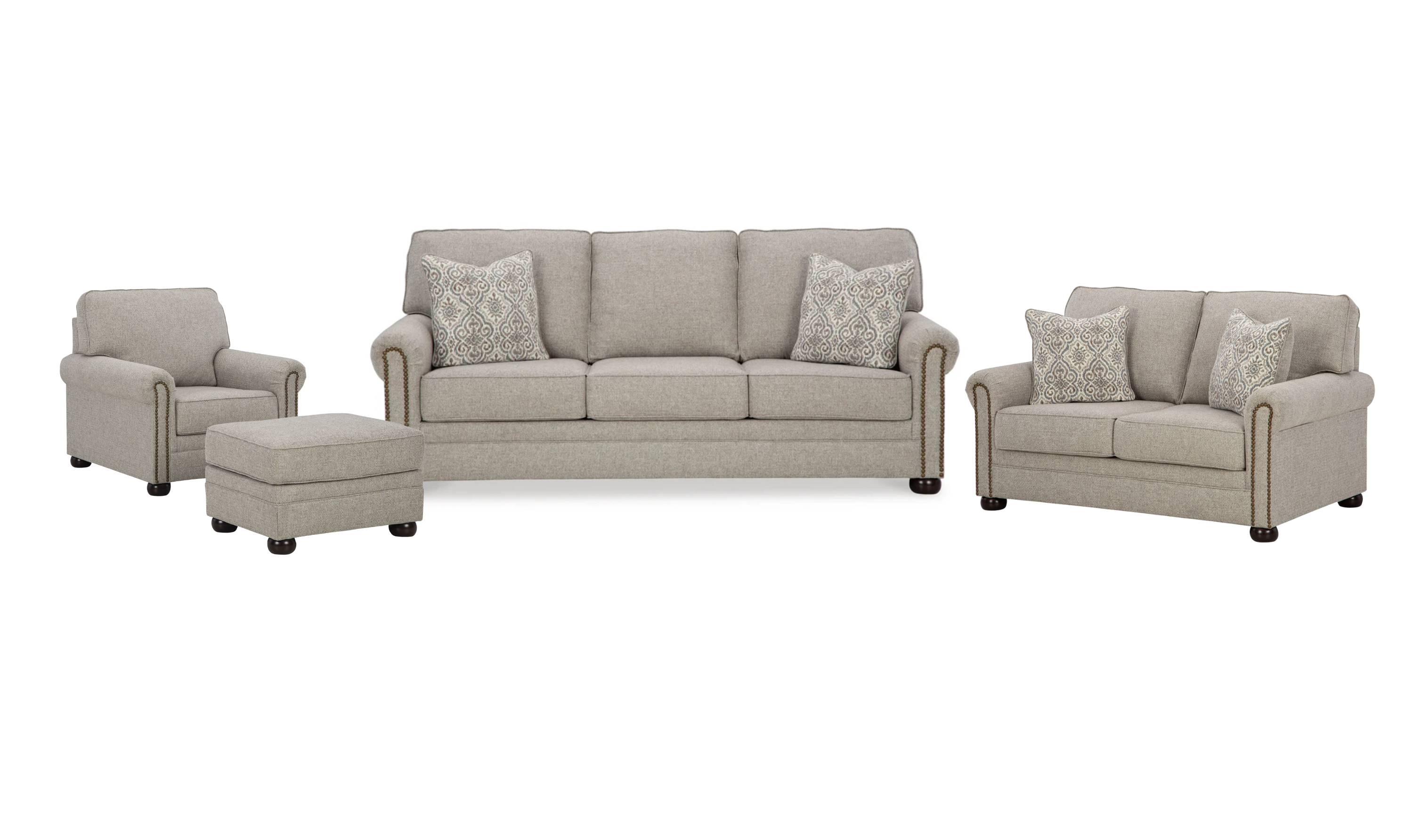 Modern Heritage Gaelon Fabric Living Room Set