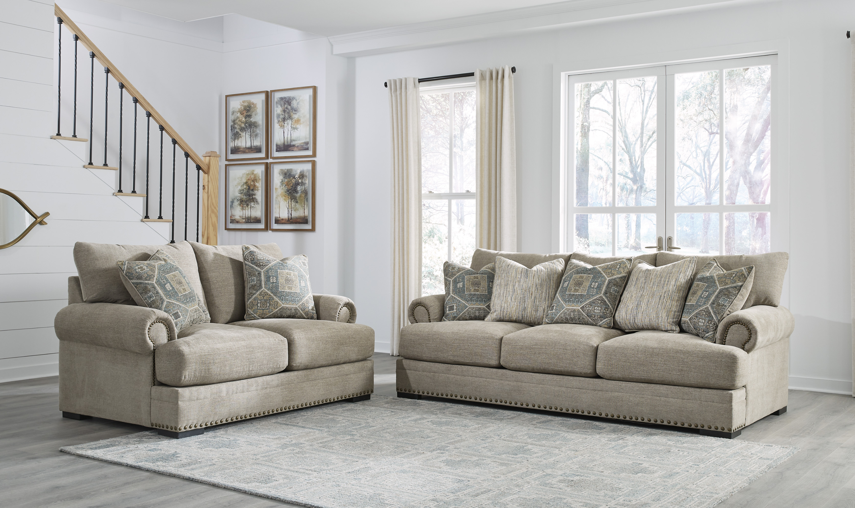 Modern Heritage Galemore Fabric Living Room Set