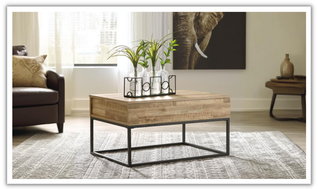 Modern Heritage Gerdanet Lift Top Rectangle Coffee Table-jennifer furniture