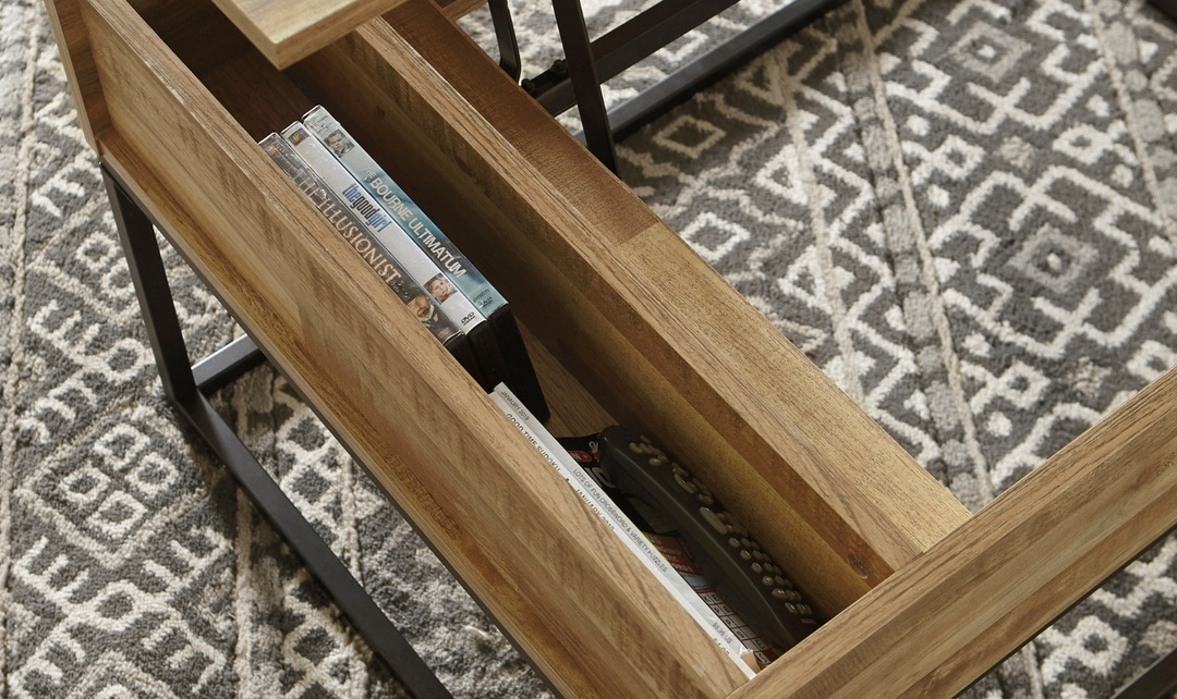 Modern Heritage Gerdanet Lift Top Rectangle Coffee Table-jennifer furniture