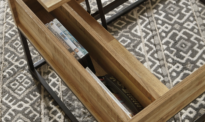 Modern Heritage Gerdanet Lift Top Rectangle Coffee Table-jennifer furniture