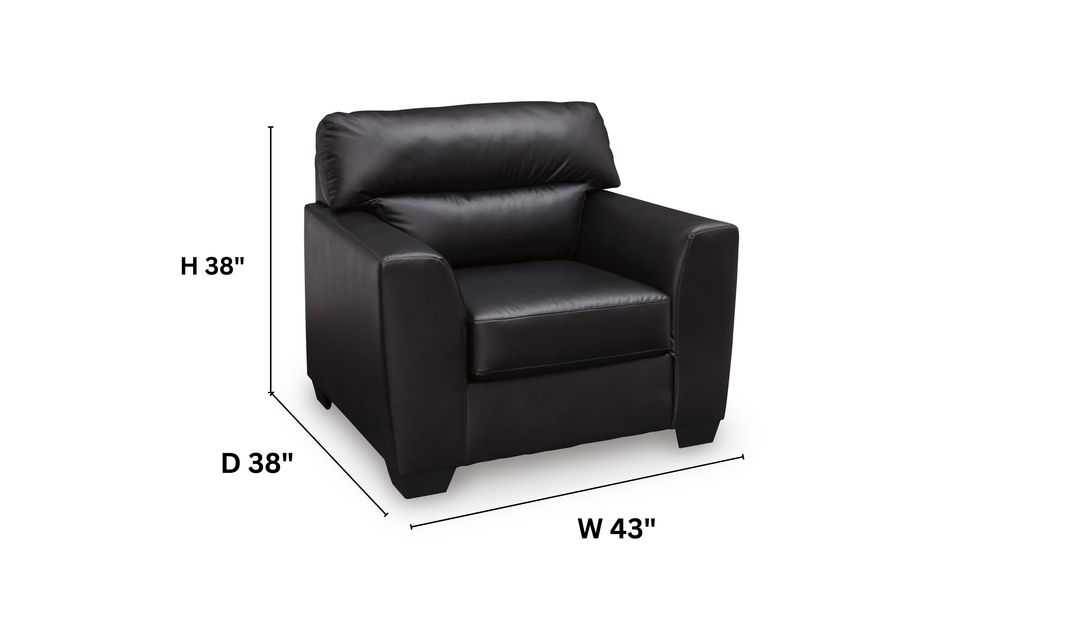 Modern Heritage Glennbre Faux Leather Chair
