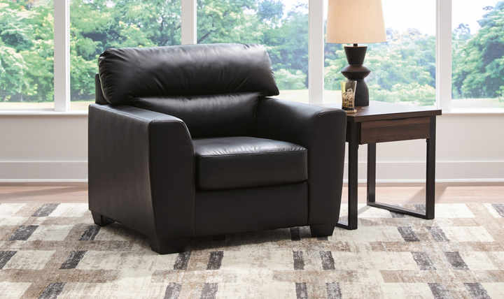 Modern Heritage Glennbre Faux Leather Chair-Jennifer Furniture