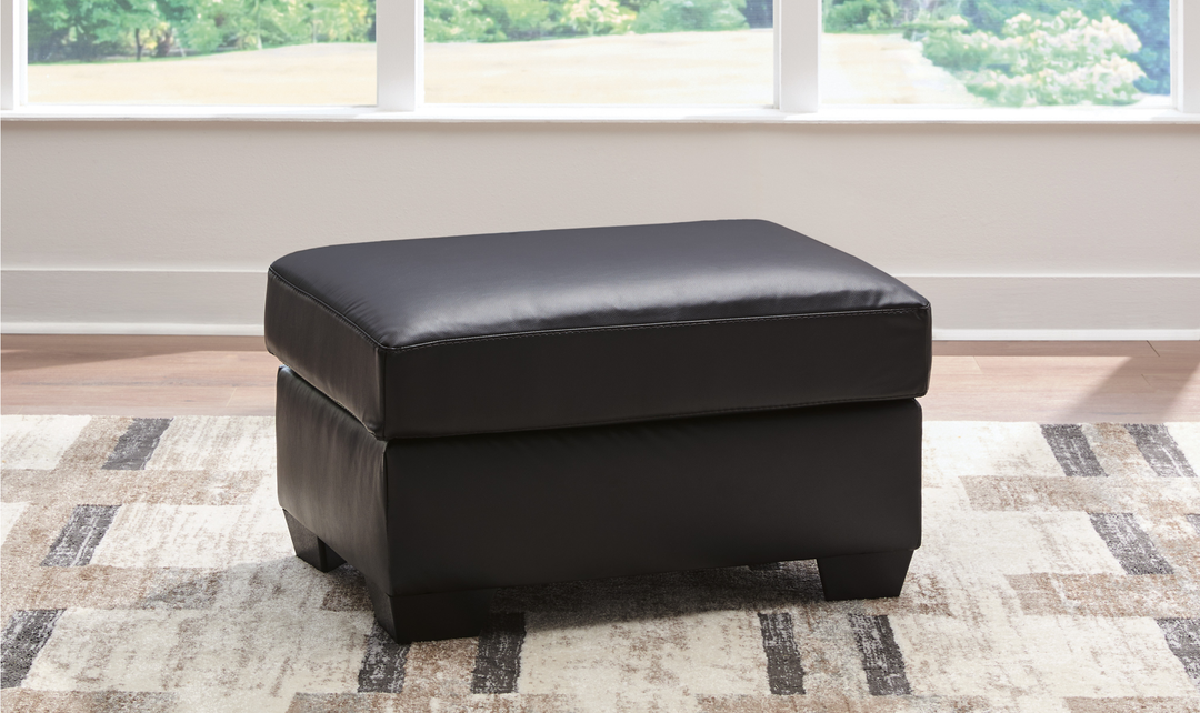 Modern Heritage Glennbre Faux Leather Ottoman
