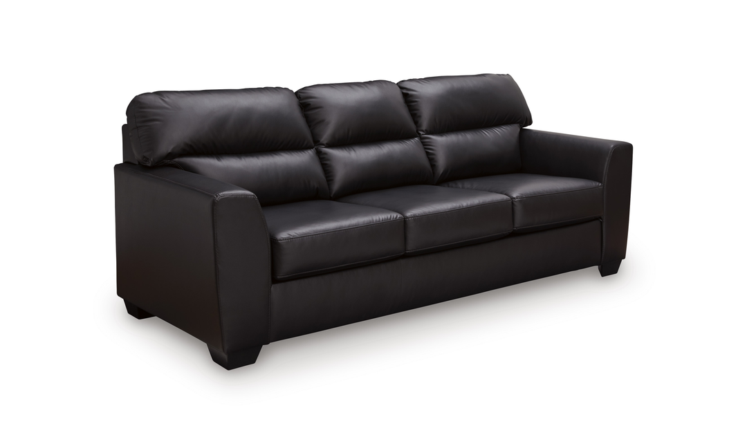 Modern Heritage Glennbre Faux Leather Sofa-Jennnifer Furniture