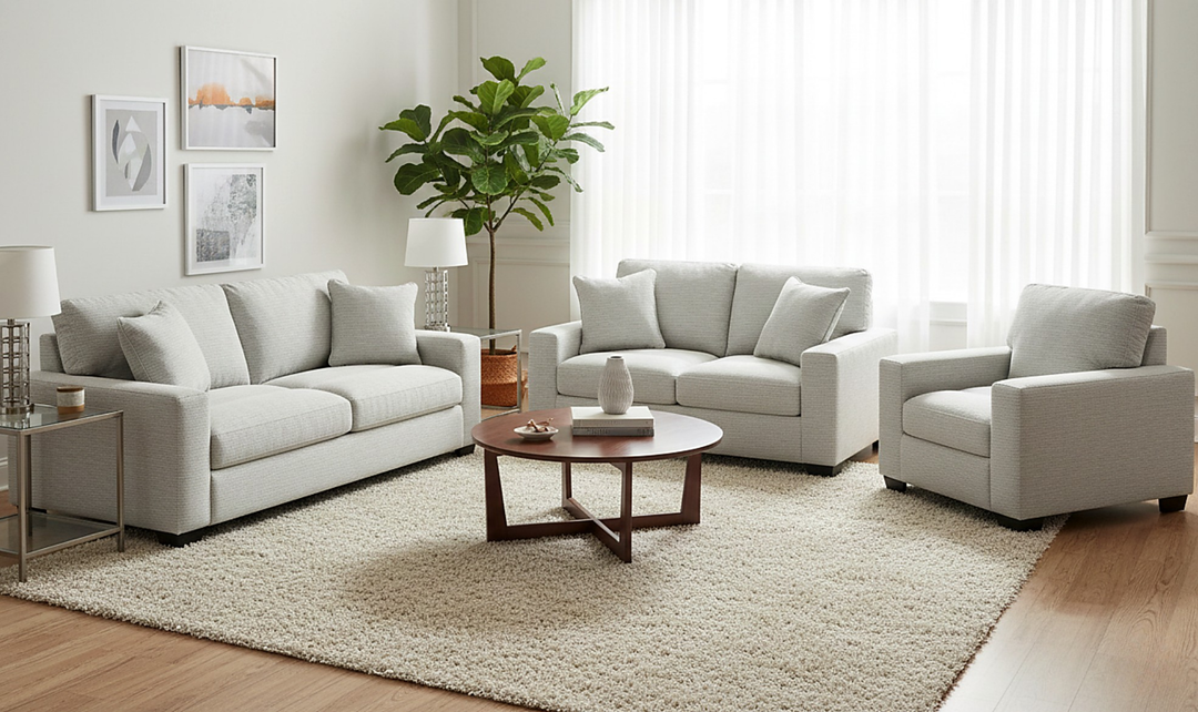 Modern Heritage Greenbriar Fabric Living Room Set