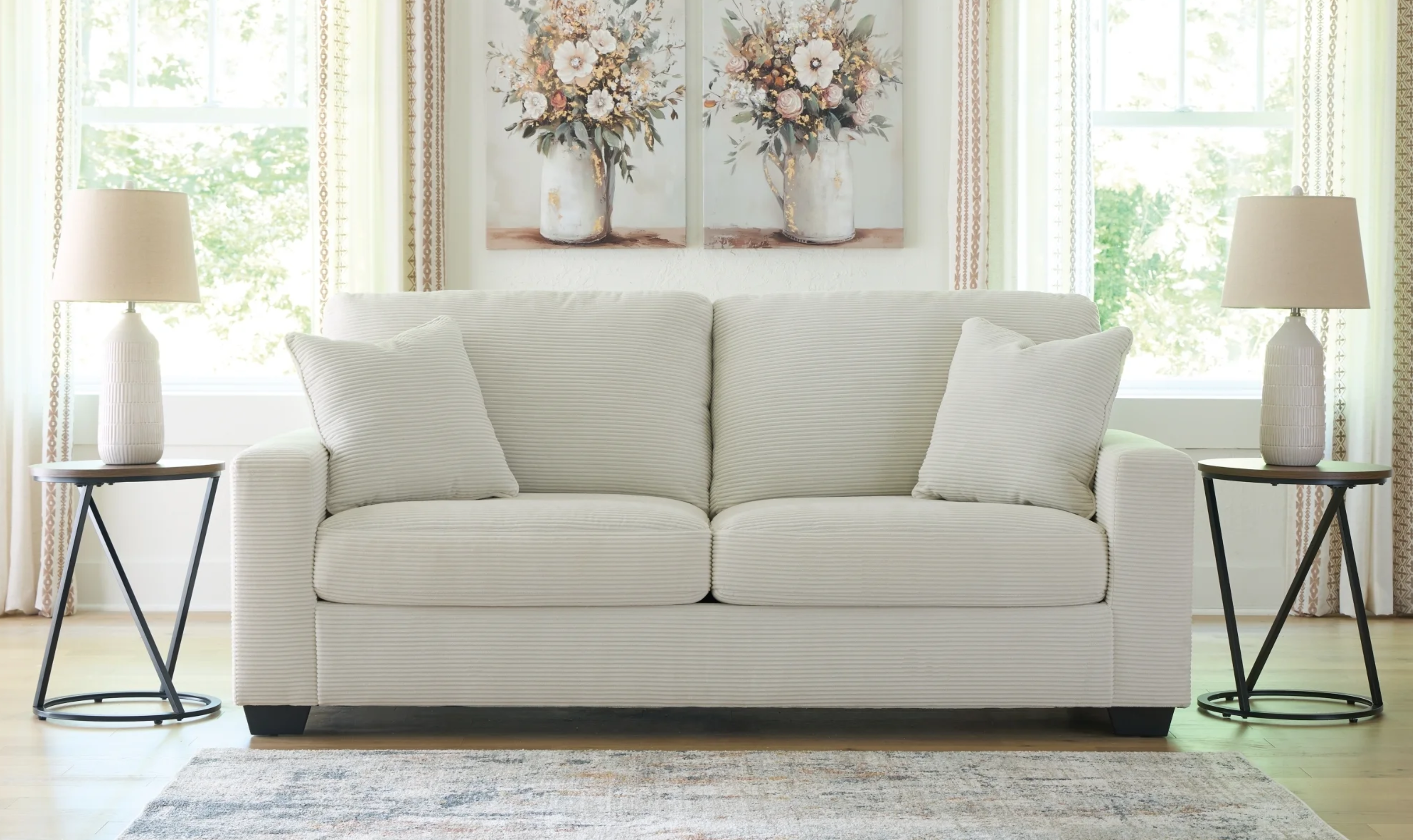 Modern Heritage Greenbriar Fabric Living Room Set