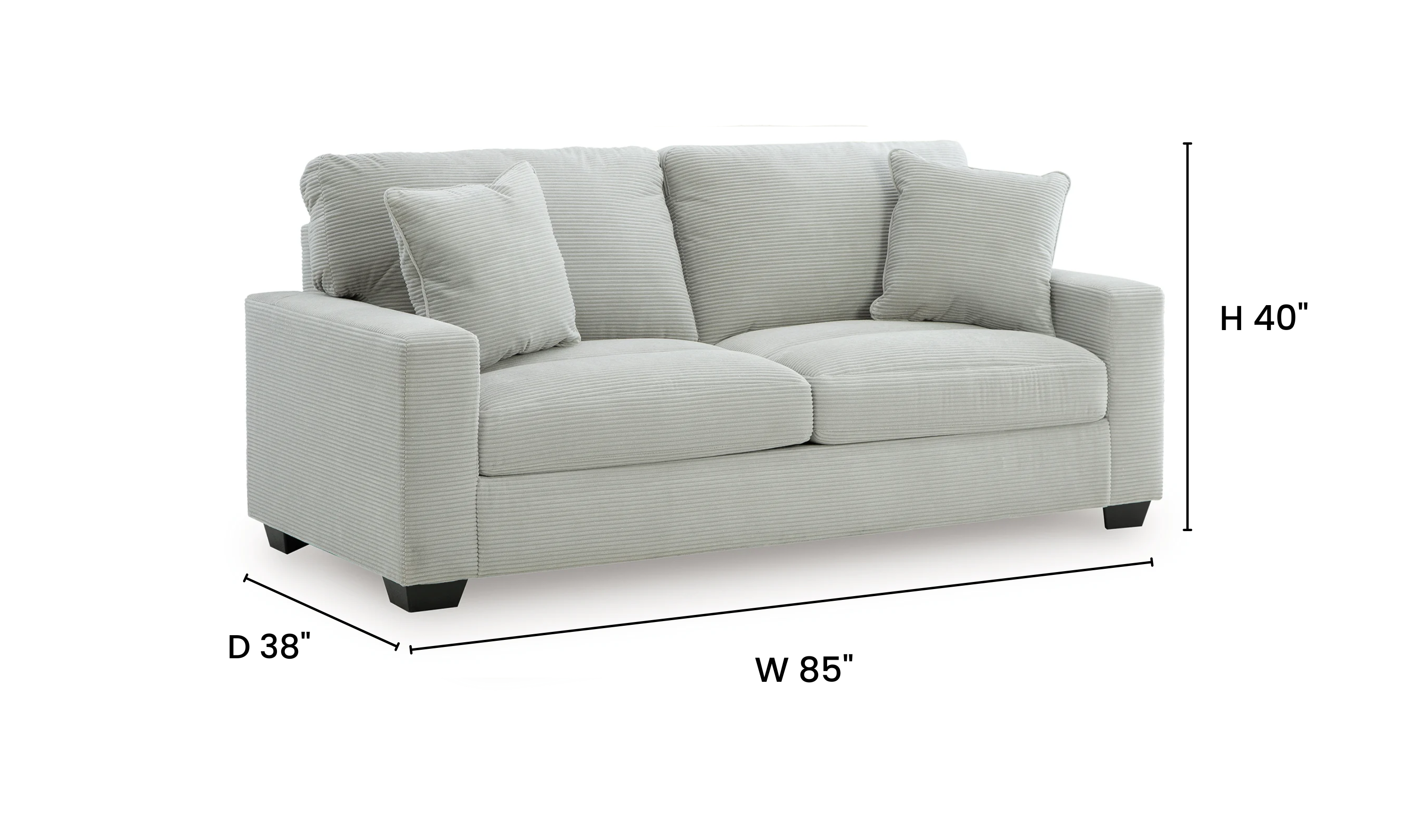 Modern Heritage Greenbriar Fabric Living Room Set