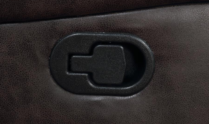 Coaster Greer Leather Motion Reclining Sofa With USB Port