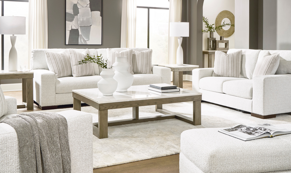 Modern Heritage Hartside Polyester Upholstered Living Room Set-Jennifer Furniture