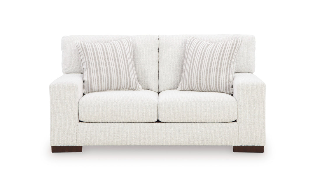 Modern Heritage Hartside Polyester Upholstered Loveseat-Jennifer Furniture
