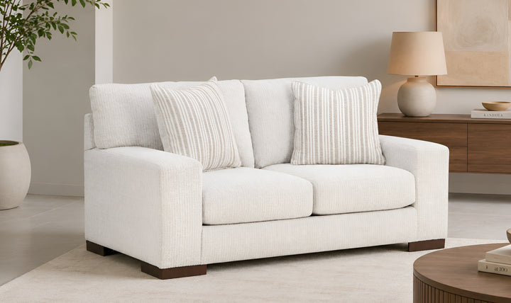 Modern Heritage Hartside Polyester Upholstered Loveseat-Jennifer Furniture