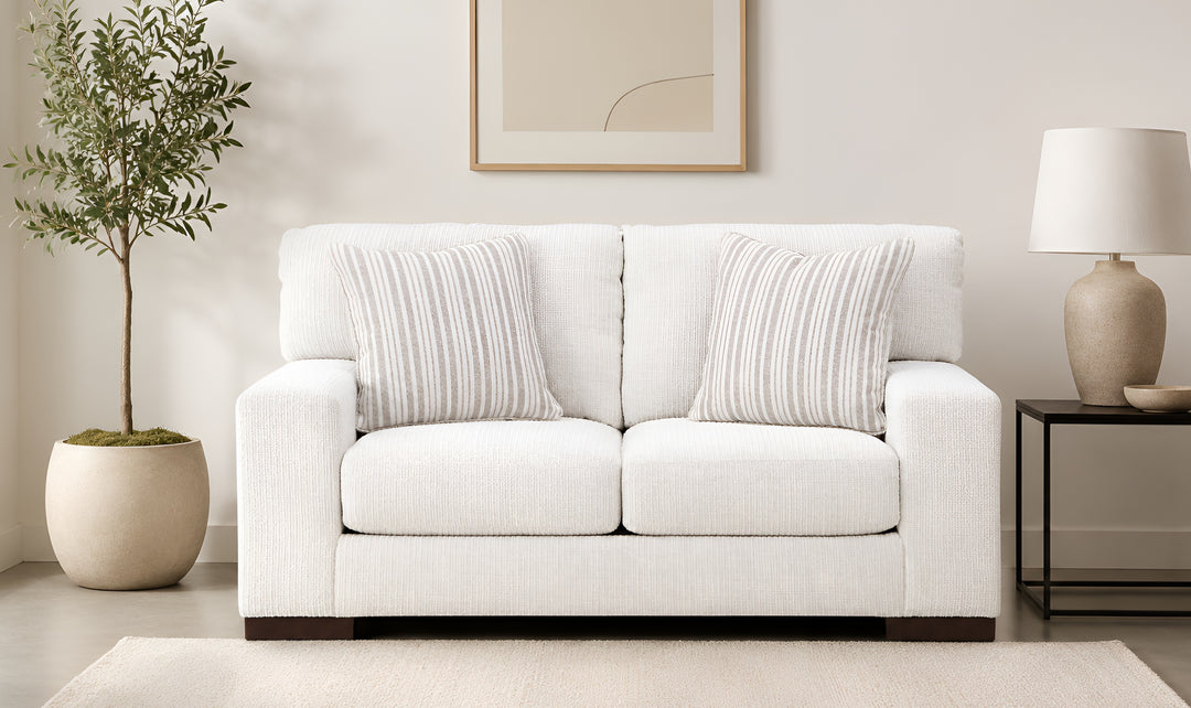 Modern Heritage Hartside Polyester Upholstered Loveseat-Jennifer Furniture