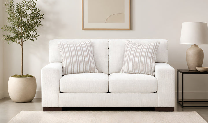 Modern Heritage Hartside Polyester Upholstered Loveseat-Jennifer Furniture