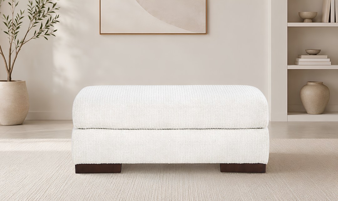 Modern Heritage Hartside Polyester Upholstered Ottoman-Jennifer Furniture
