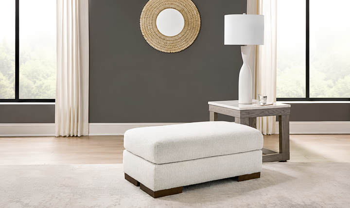 Modern Heritage Hartside Polyester Upholstered Ottoman-Jennifer Furniture