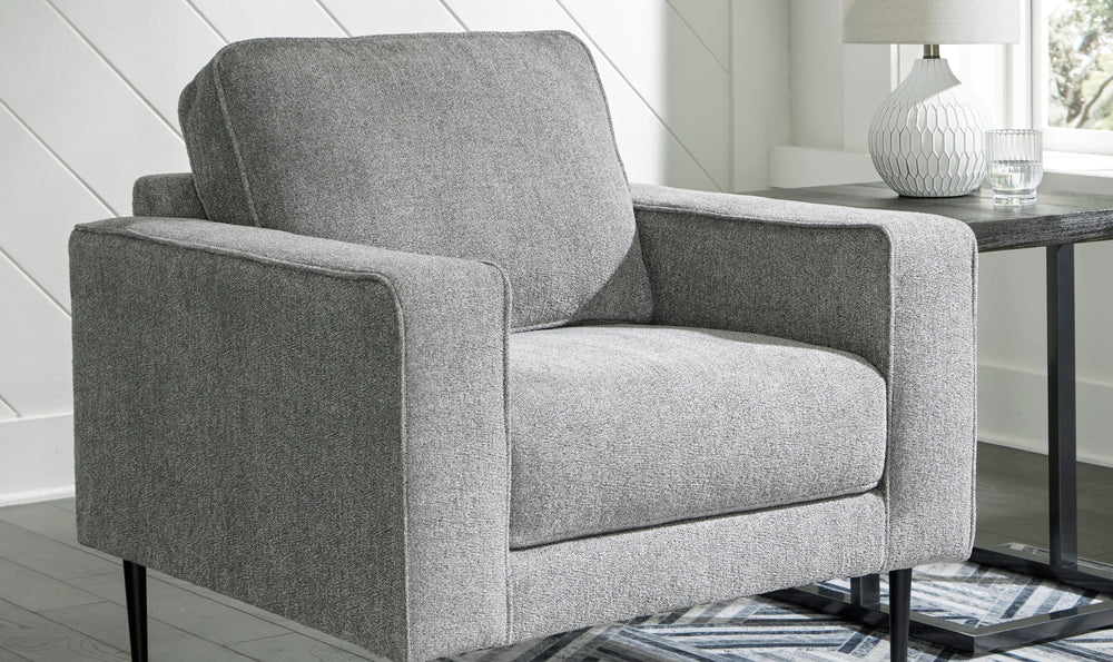 Modern Heritage Hazela Fabric Upholstered Chair with Track Arms-Jennifer Furniture