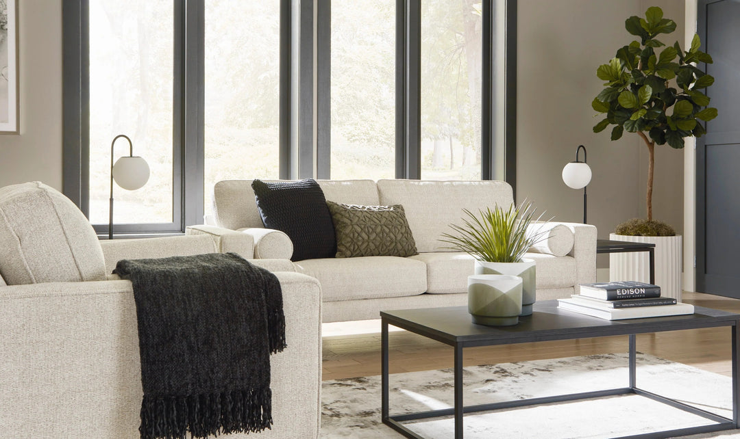 Modern Heritage Hazela Fabric Upholstered Ottoman-Jennifer Furniture