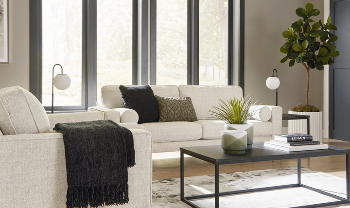 Modern Heritage Hazela Fabric Upholstered Ottoman-Jennifer Furniture